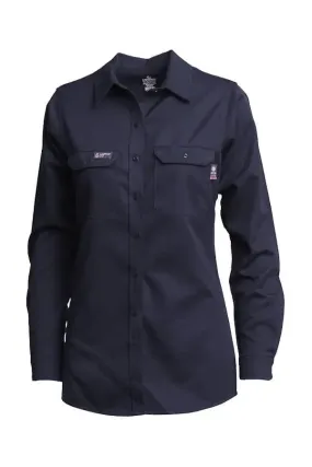 LAPCO - Ladies FR Uniform Shirt, 7oz. Westex® UltraSoft AC, Navy