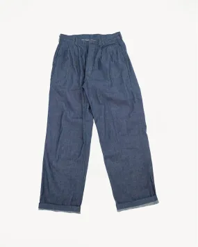 03-5021-81 - Two Tuck Denim Wide Trousers - One Wash