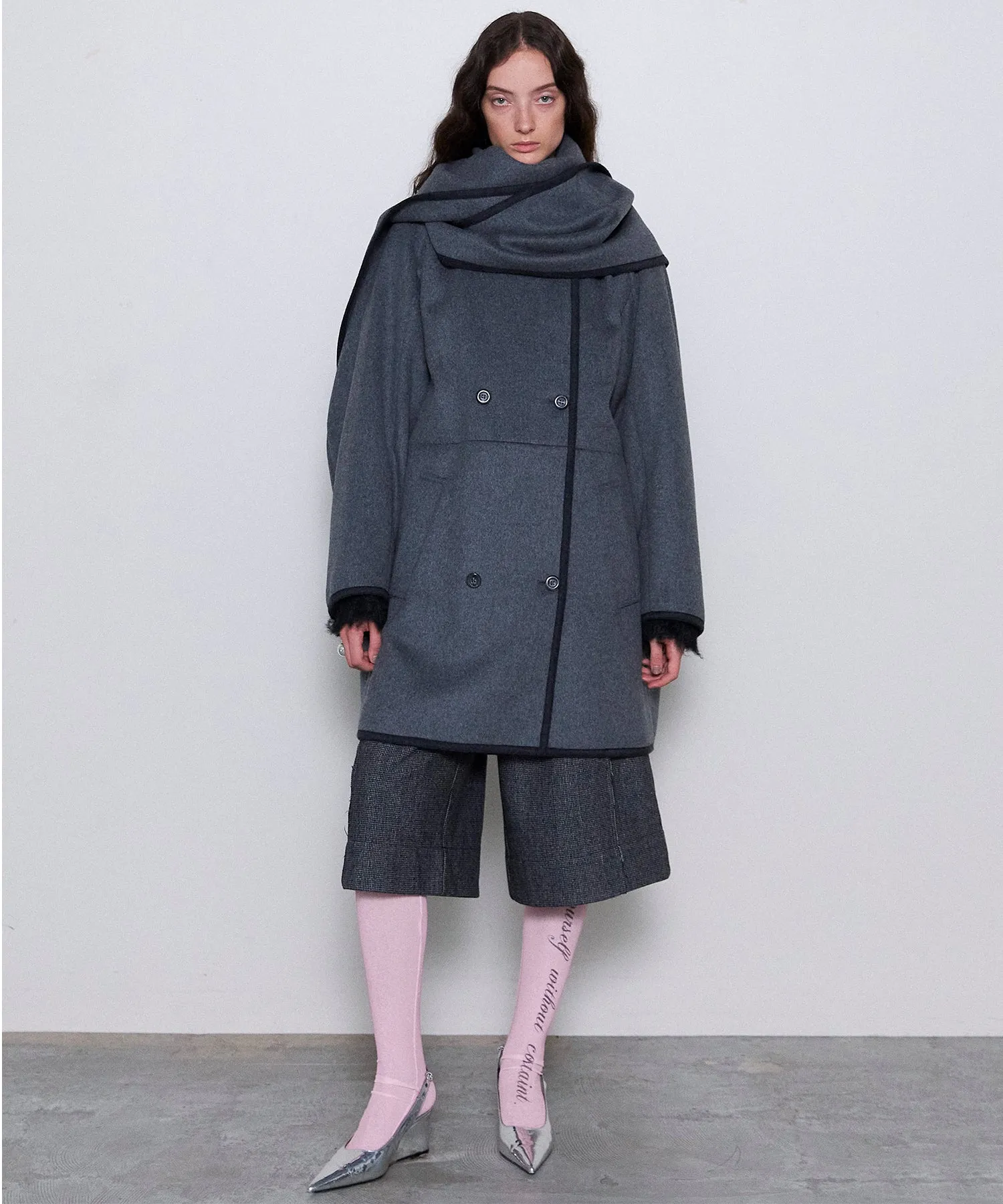 【24WINTER PRE-ORDER】Winter Scarf Tent Coat