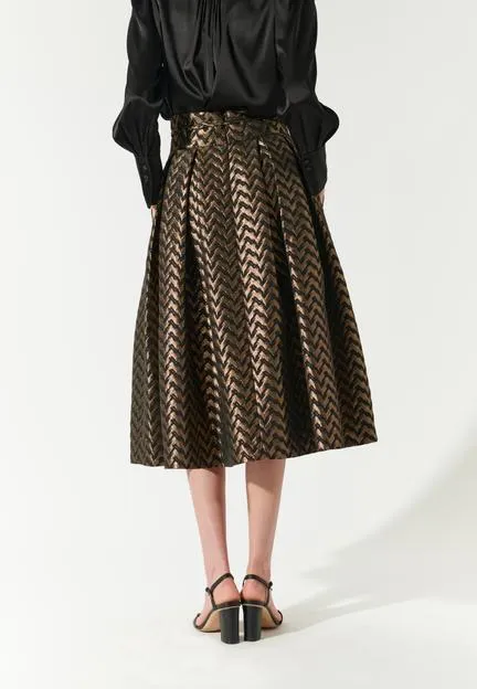 Albidea Jacquard NS-Skirt with belt