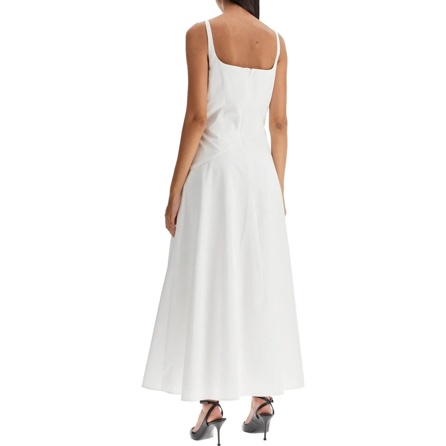 Alexander Mcqueen midi dress with sweetheart neckline