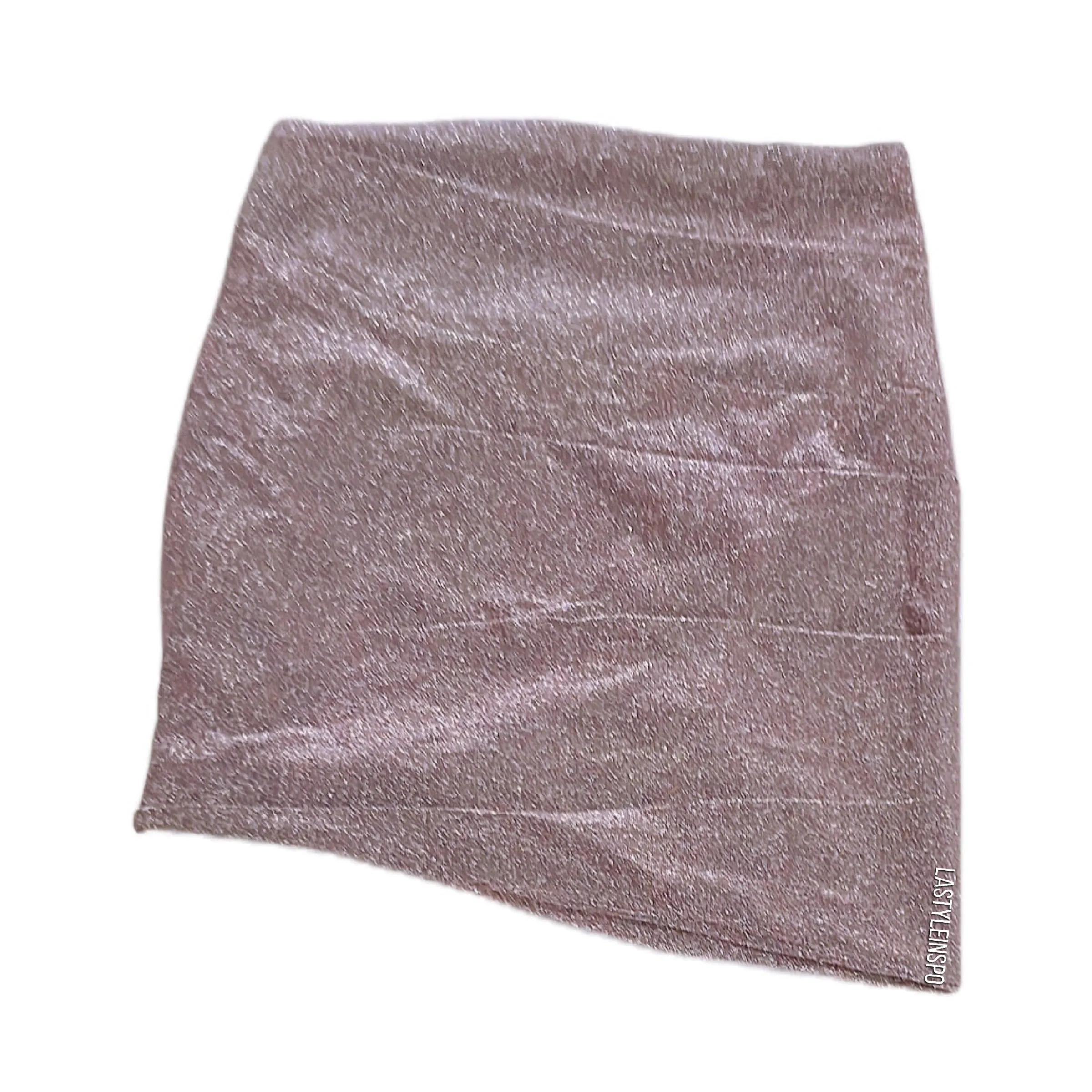 ALIX NYC Asymmetrical Mini Skirt in Metallic Pink Size Small