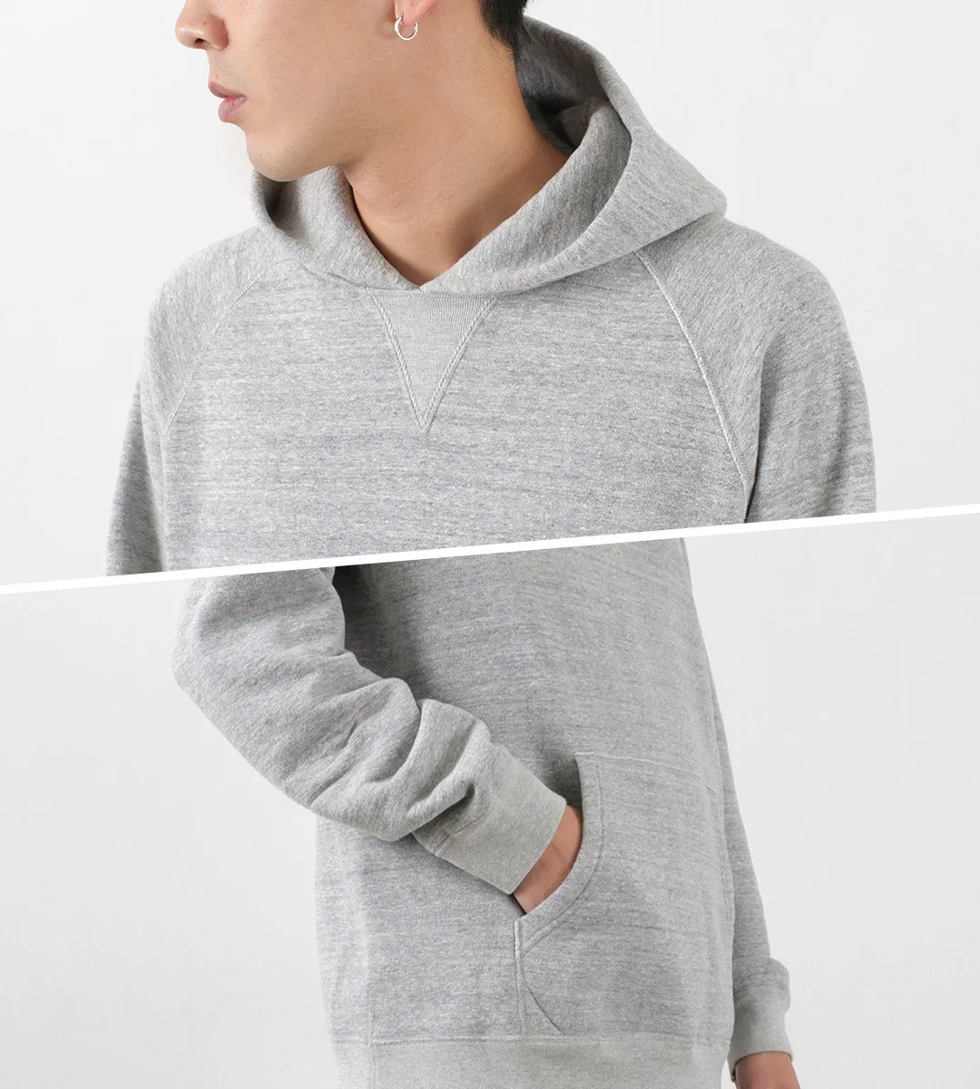 BARNS / Hanging Knits Pullover Parka Sweat