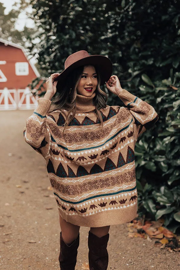 Bonfire S'mores Sweater Dress