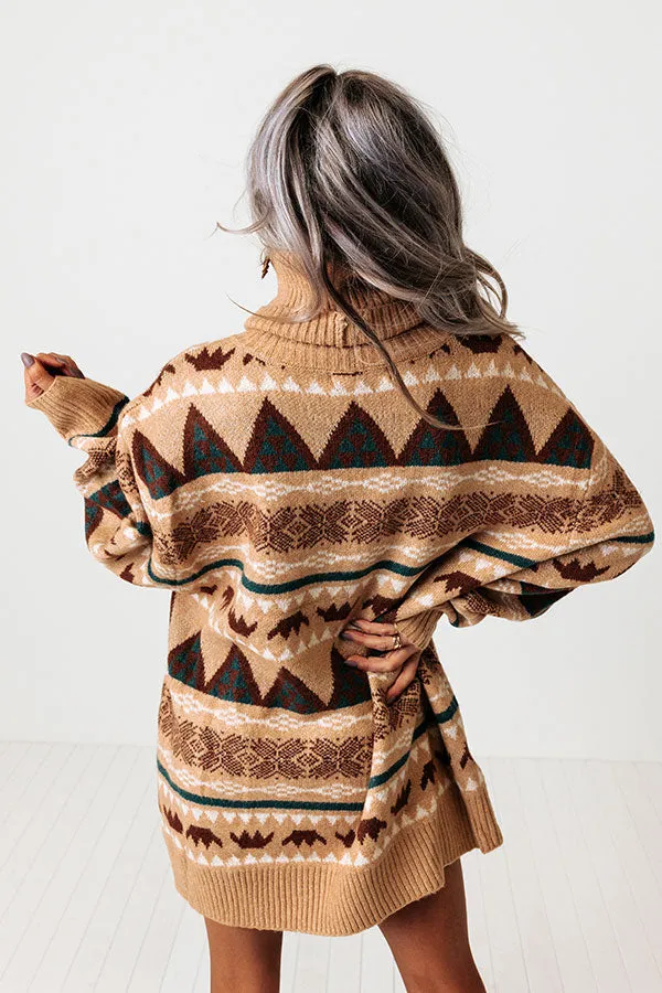 Bonfire S'mores Sweater Dress