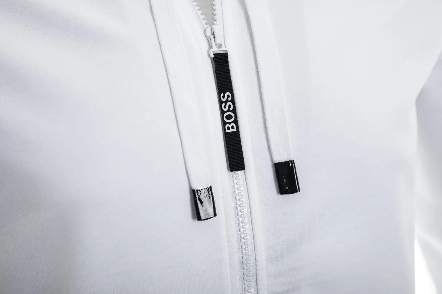 BOSS Heritage Jacket H Hooded Sweatshirt in White