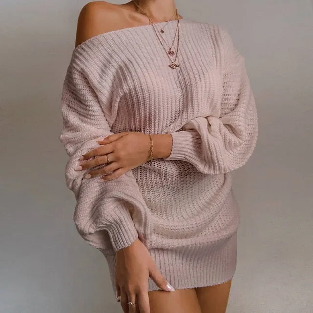 Brooke Oversize Off-shoulder Women's Sweater