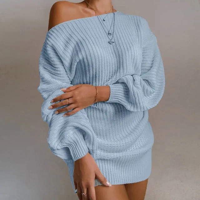 Brooke Oversize Off-shoulder Women's Sweater