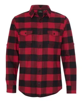 Burnside Men's Long Sleeve Flannel Shirt