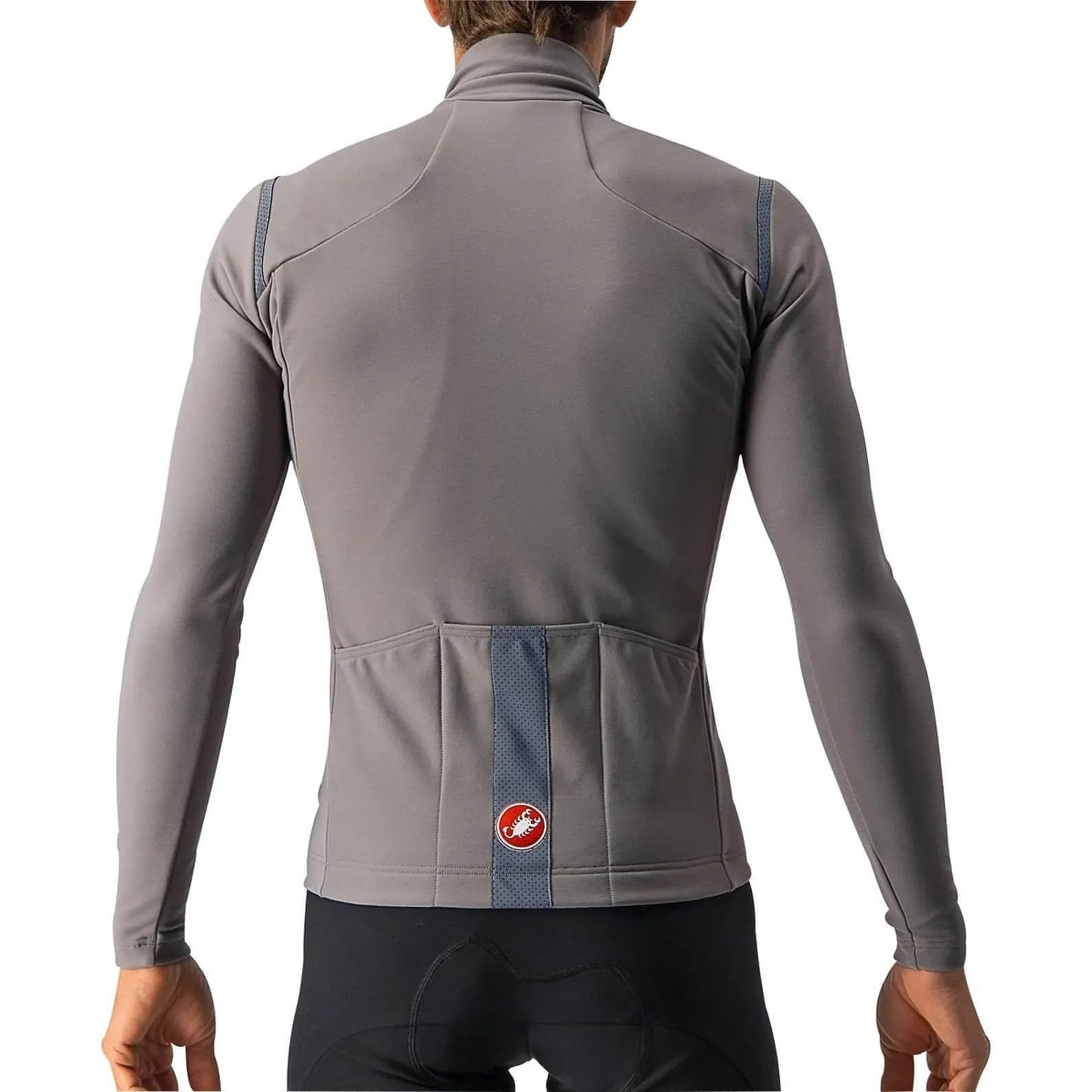 Castelli Tutto Nano RoS Long Sleeve Mens Cycling Jersey - Grey