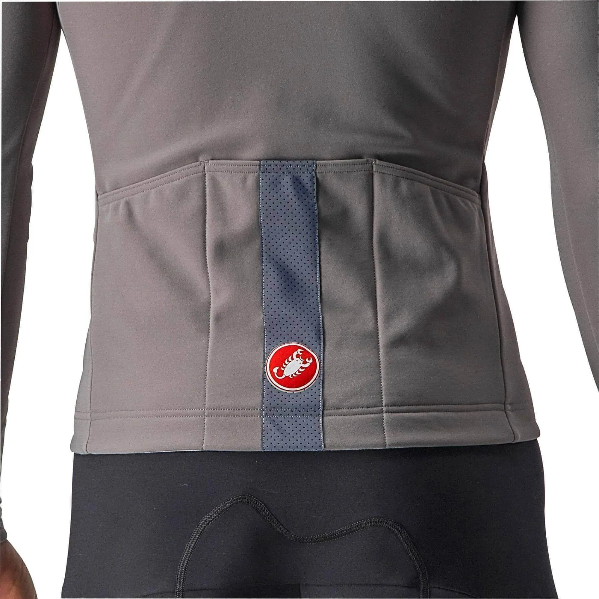 Castelli Tutto Nano RoS Long Sleeve Mens Cycling Jersey - Grey