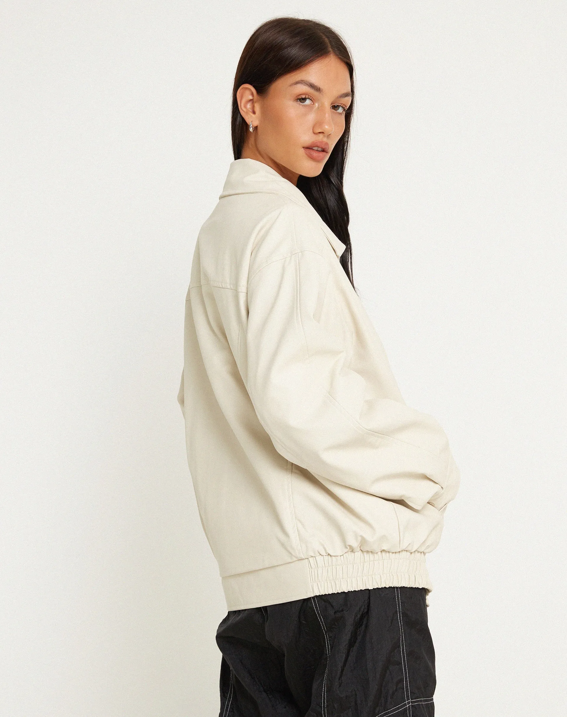 Cavita Jacket in PU Cream