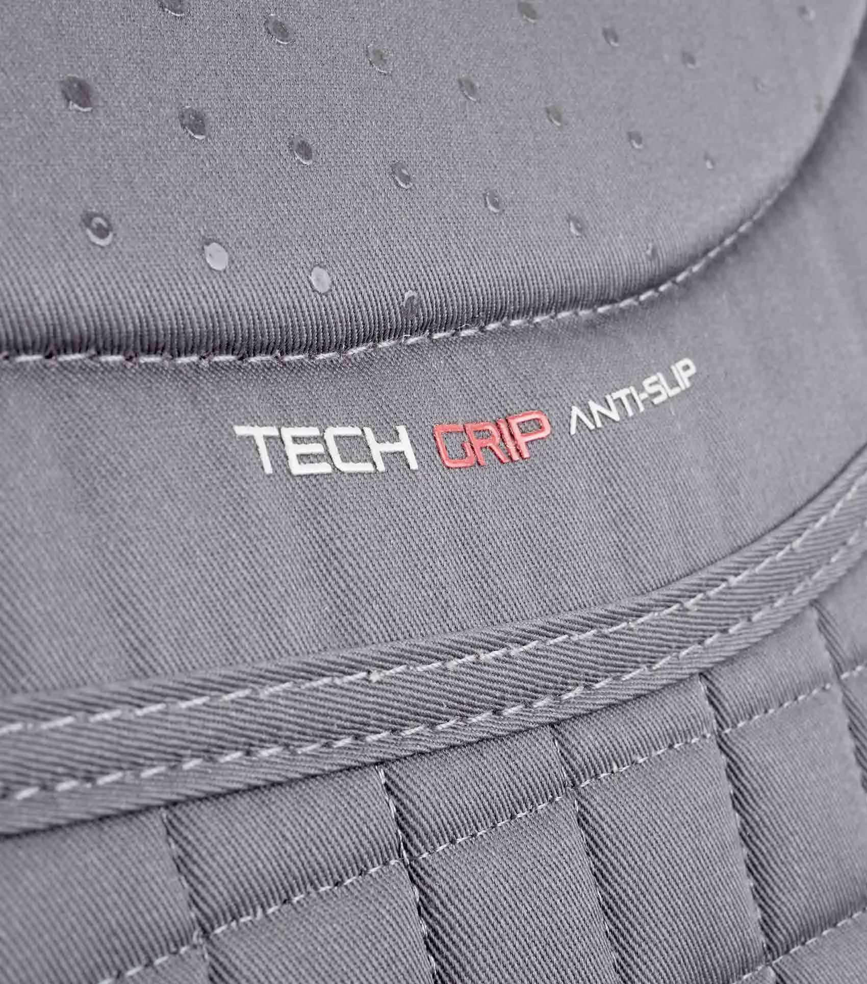 Close Contact Tech Grip Pro Anti-Slip Saddle Pad - Dressage Square Grey