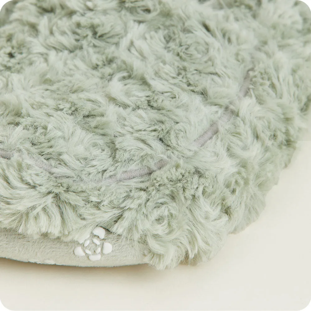 Curly Sage Green Warmies Slippers