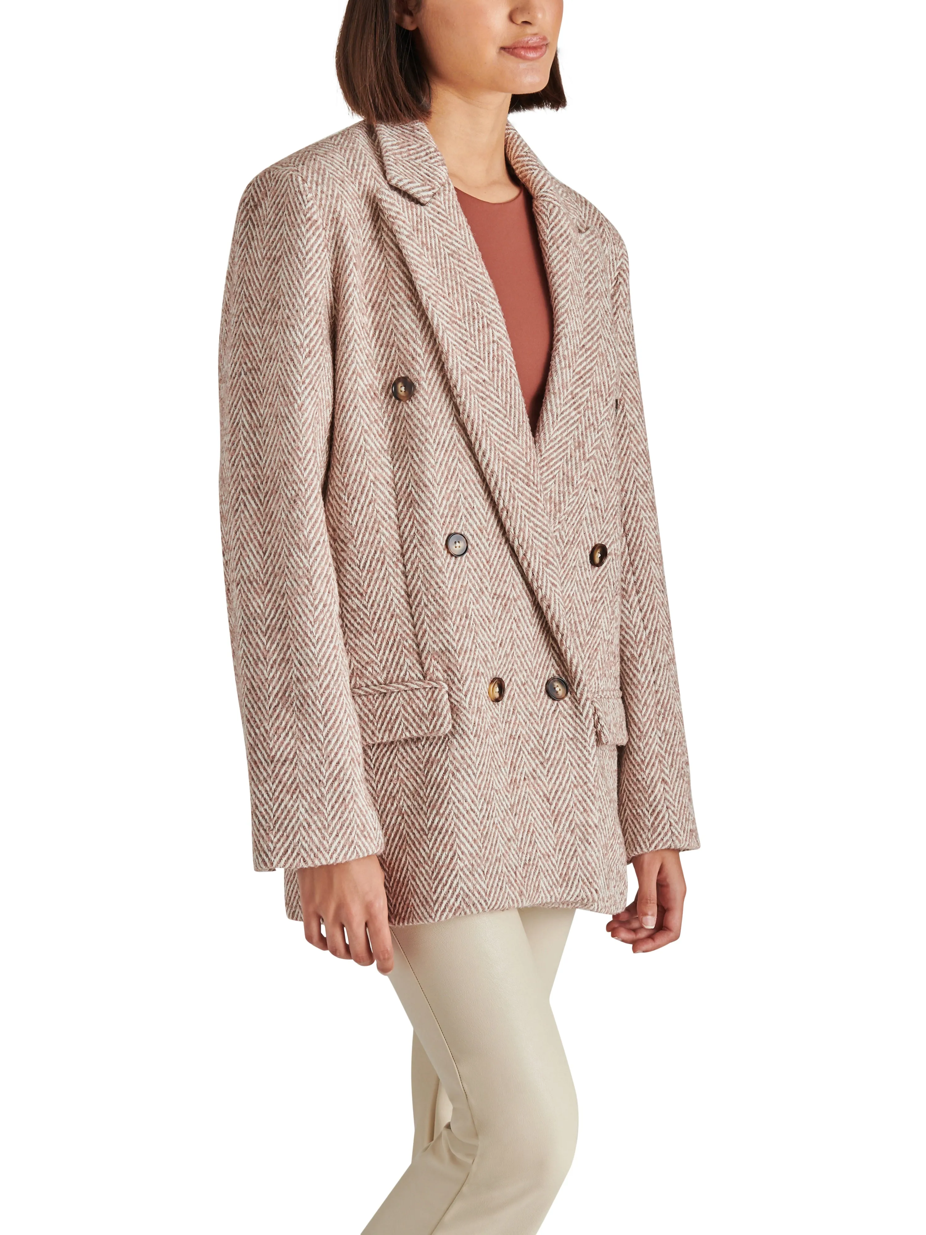 Darcie Double Breasted Blazer Coat