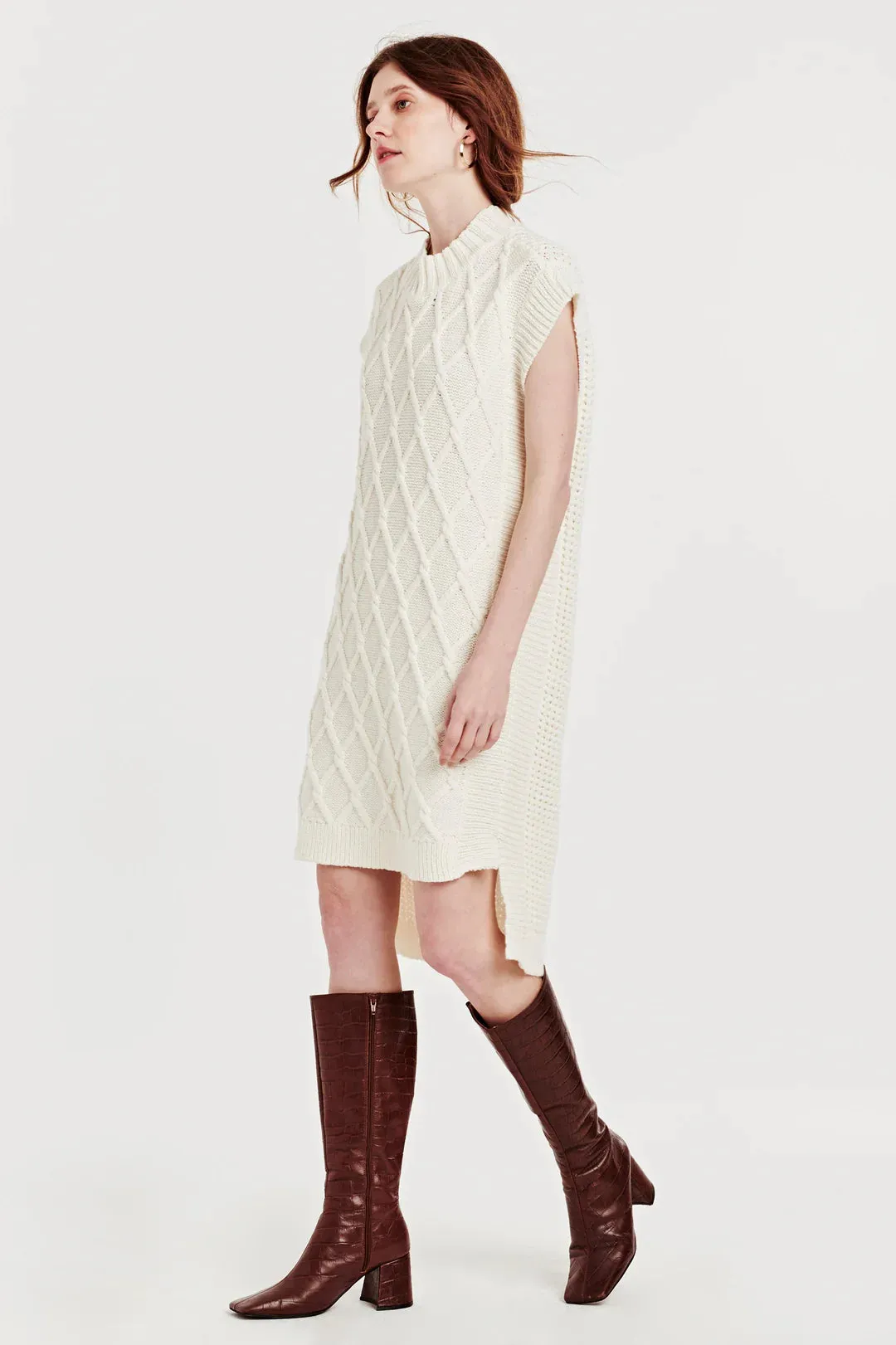 Dear John White Sweater Dress Ks Boutique