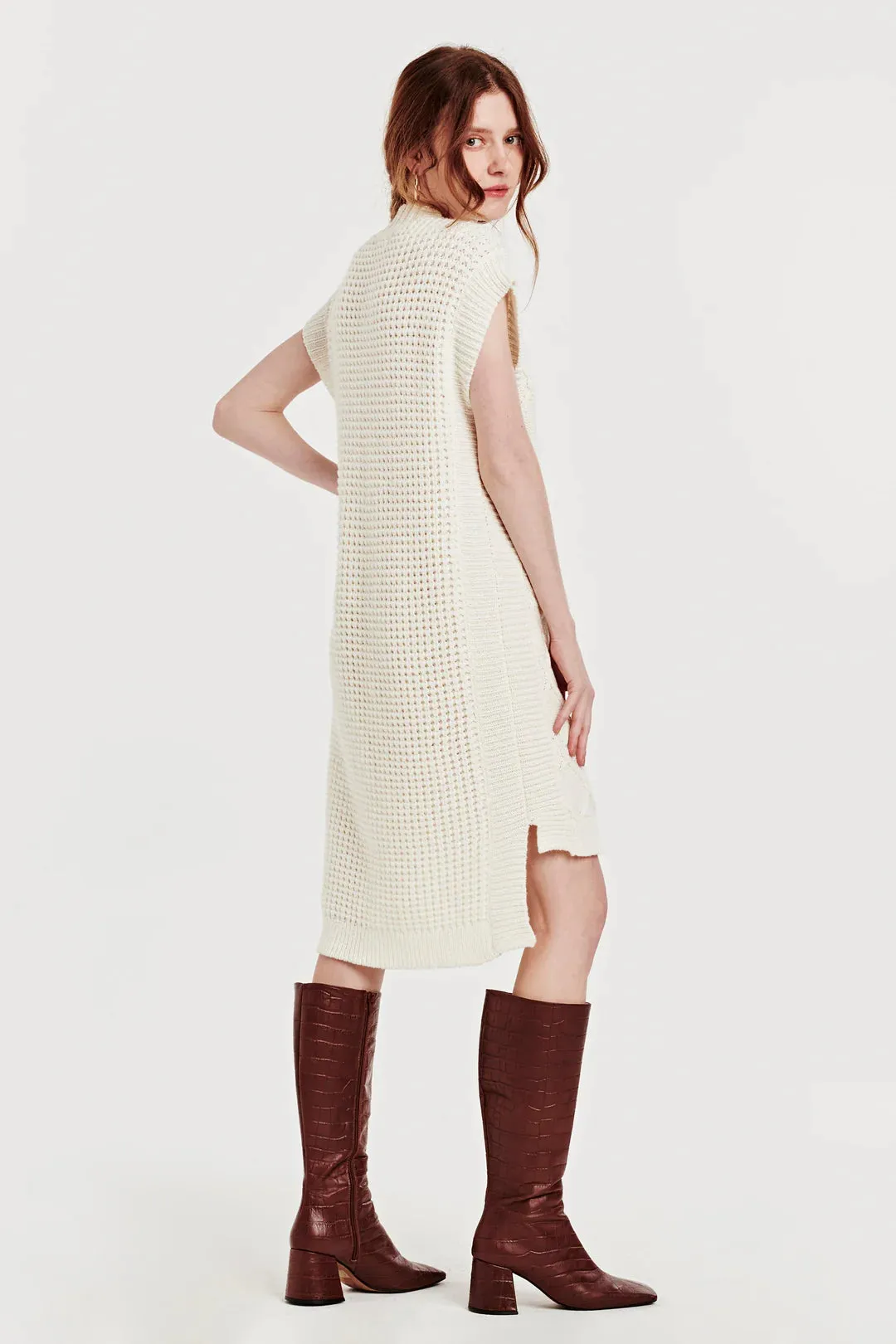 Dear John White Sweater Dress Ks Boutique