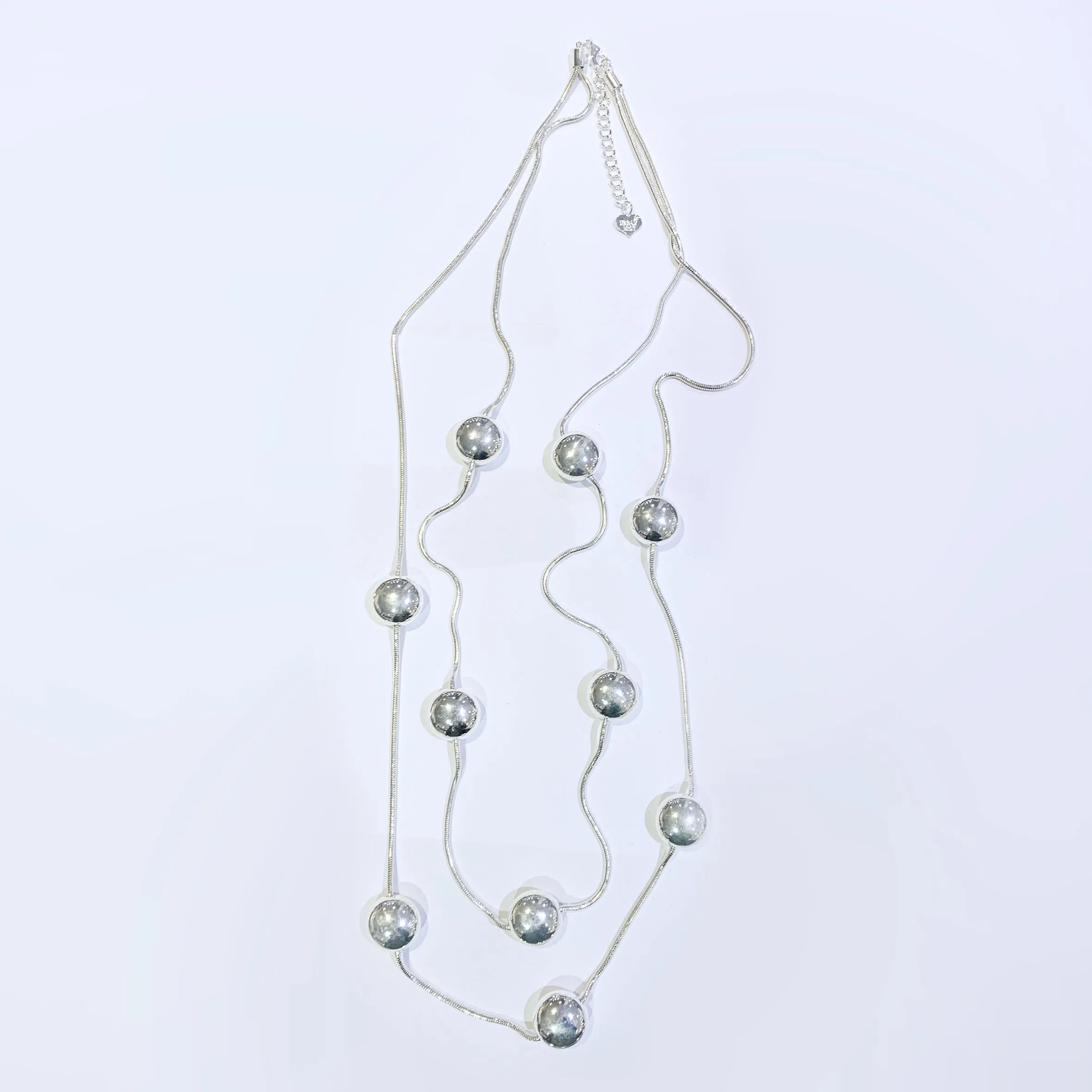 DISC BEAD LAGEN LOOK NECKLACE