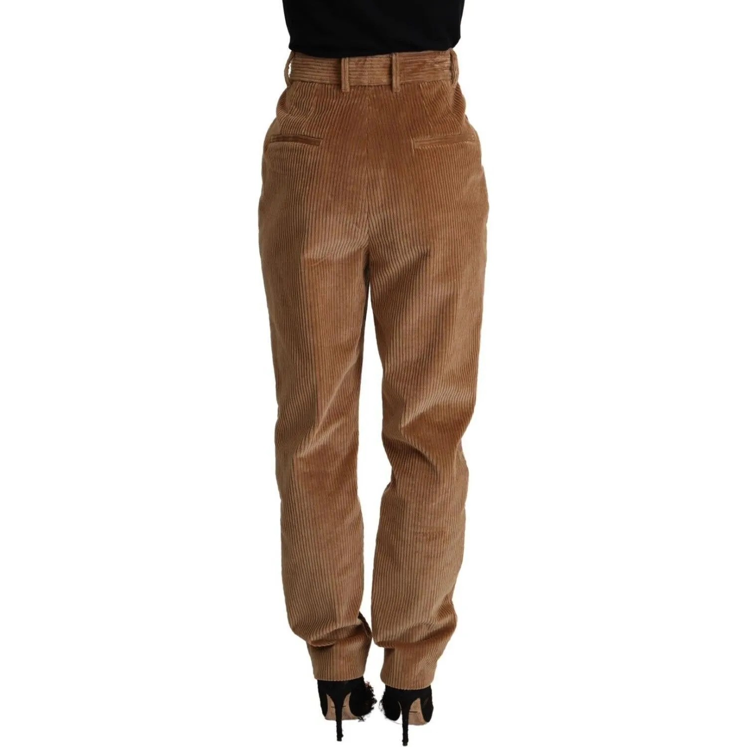 Dolce & Gabbana Chic High-Waisted Corduroy Skinny Pants