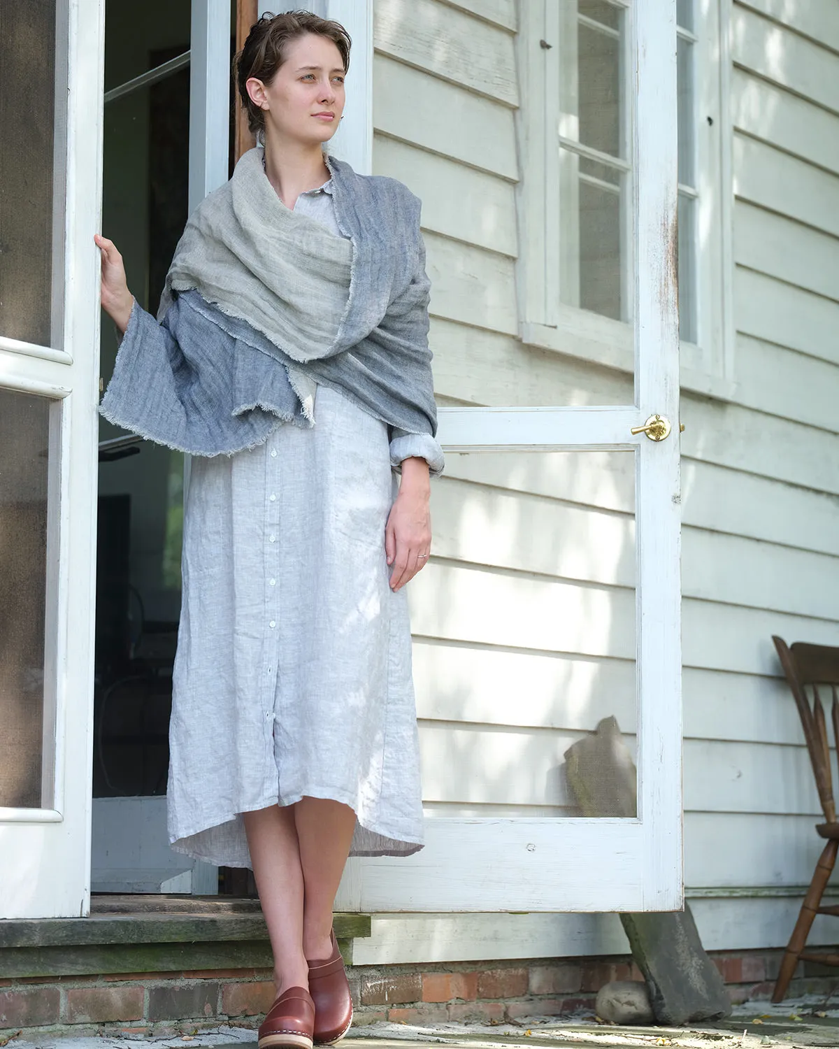 Double-sided Linen Wrap