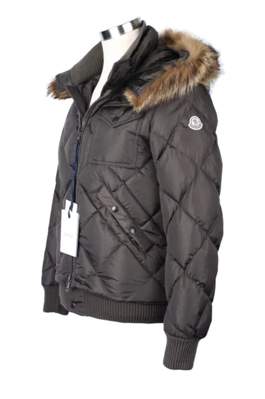 Down Filled Puffer Jacket W/ Fur Trim