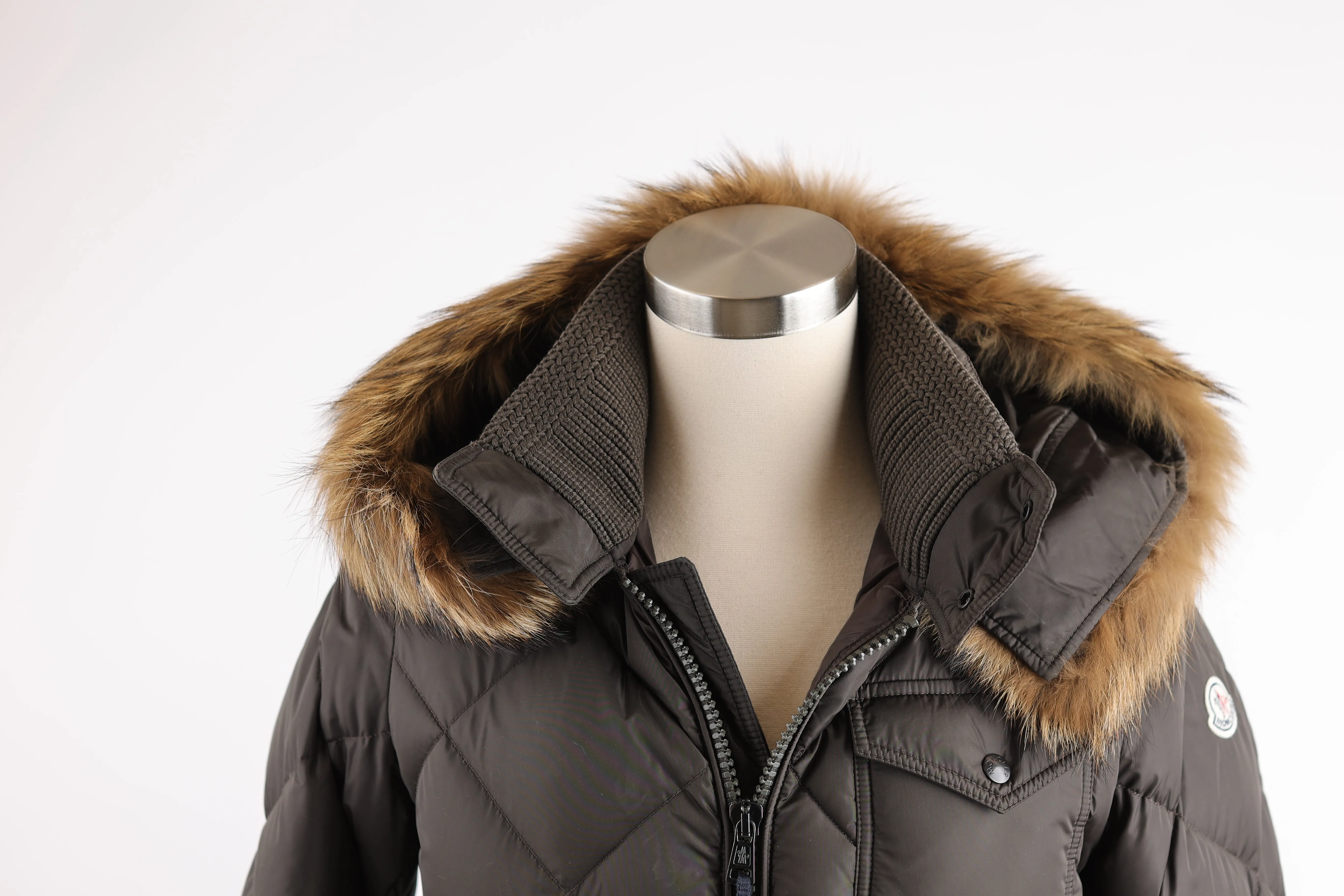 Down Filled Puffer Jacket W/ Fur Trim