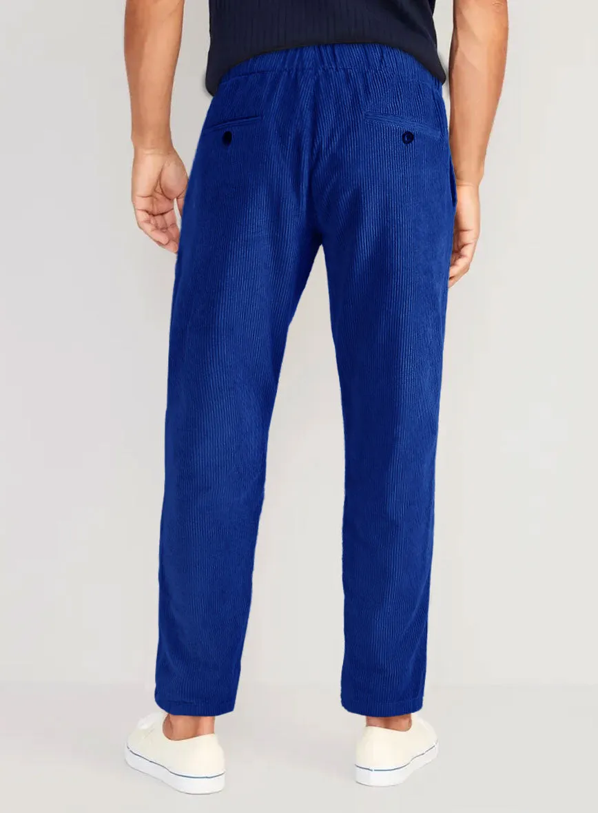 Easy Pants Bright Blue Corduroy