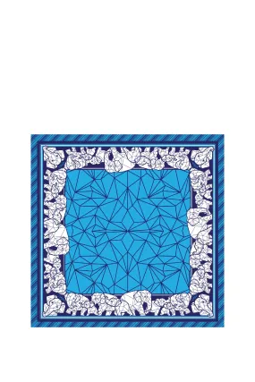 ELEPH WRAPCLOTH - Origami 50x50cm. : Blue