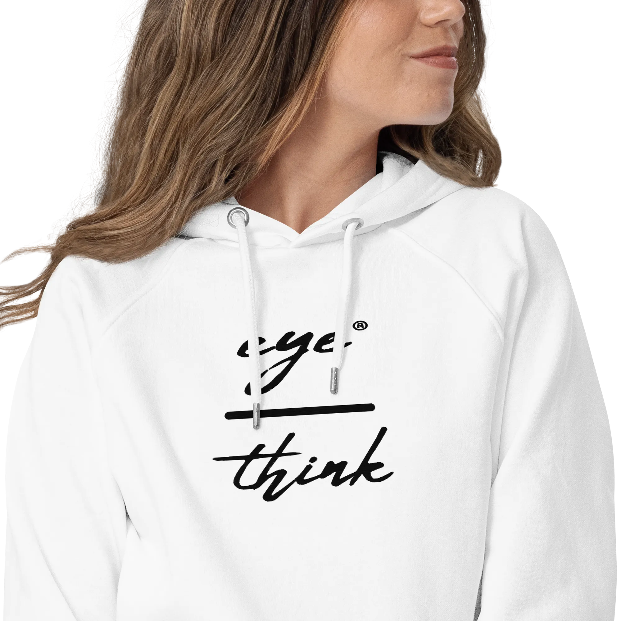 eyeoverthink® Unisex eco raglan hoodie