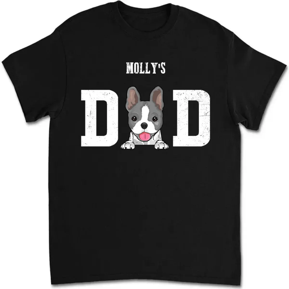 Father's Day - Dog Dad- Personalized T-shirt