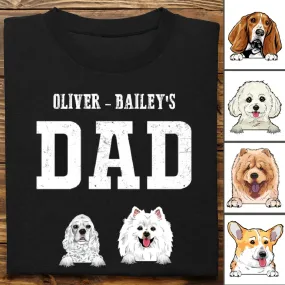 Father's Day - Dog Dad- Personalized T-shirt