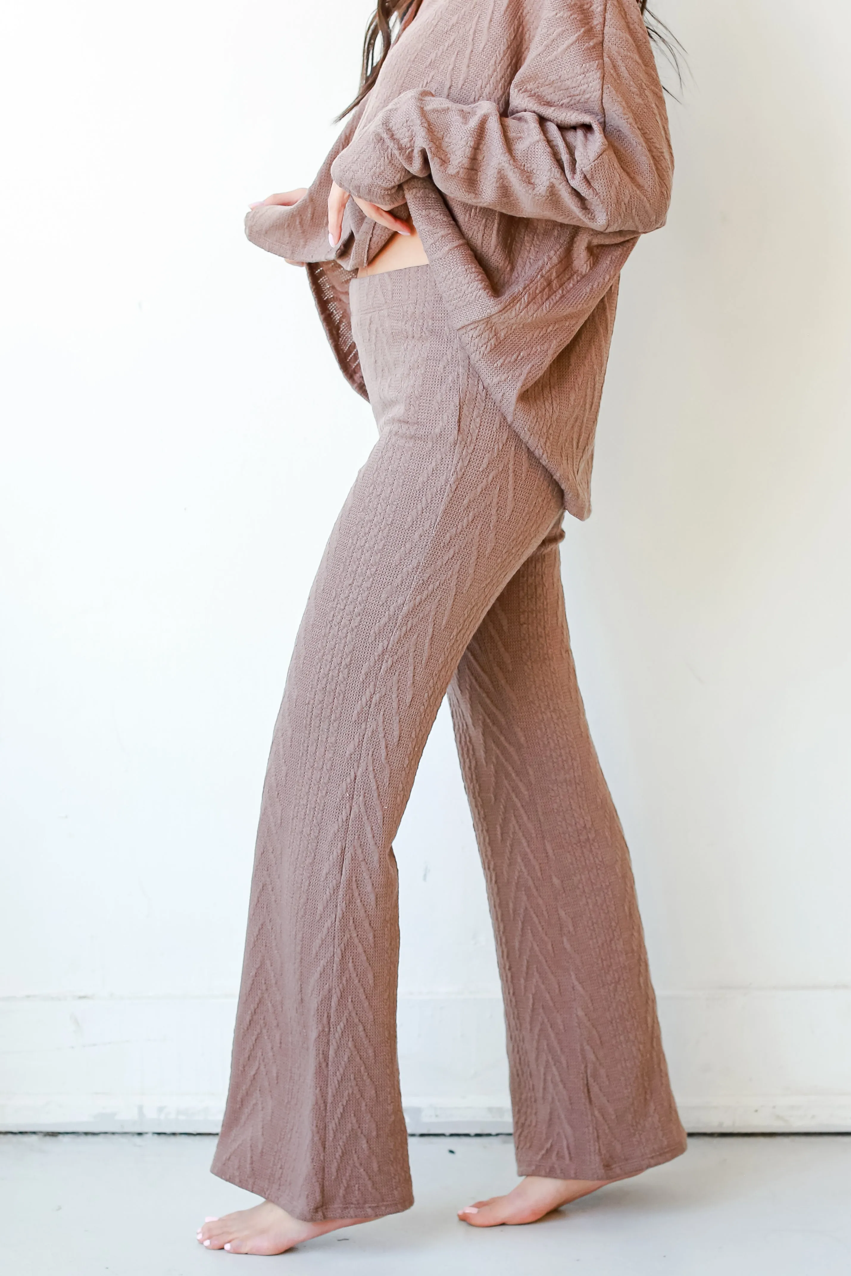 Find Me Here Cable Knit Lounge Pants