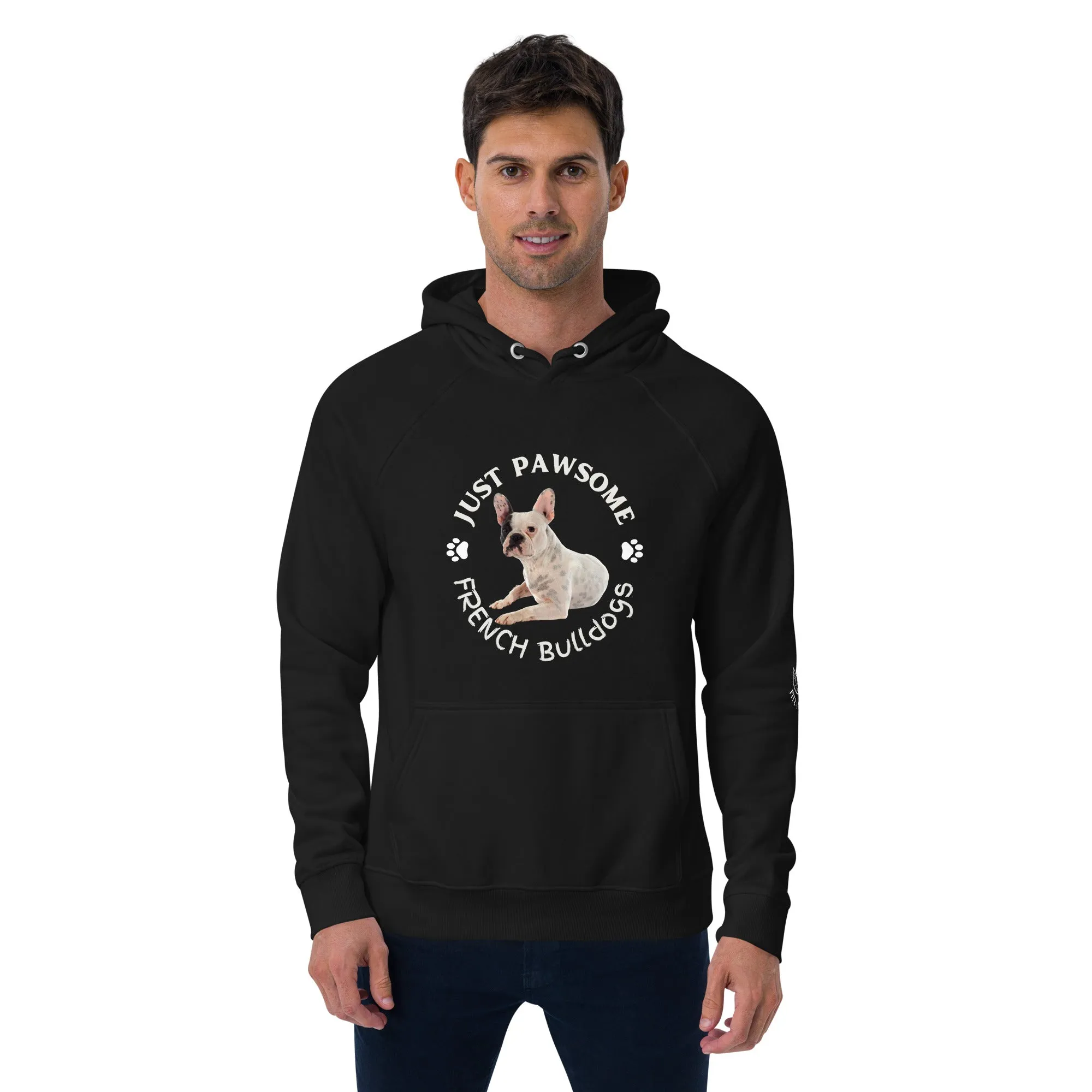 French Bulldogs, unisex raglan hoodie