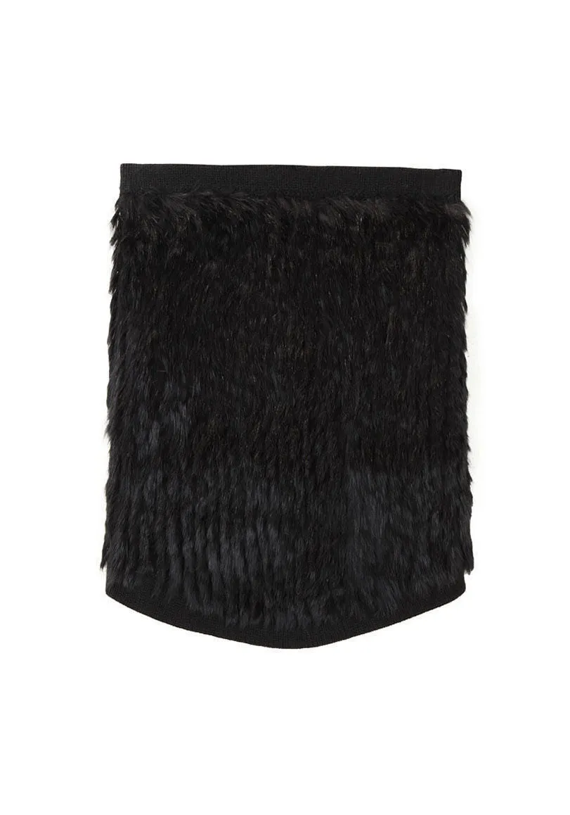 Fur Trim Osfa Tube Scarf