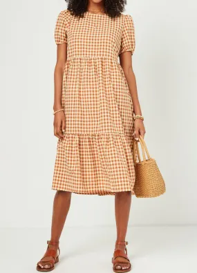 Gingham Tiered Dress