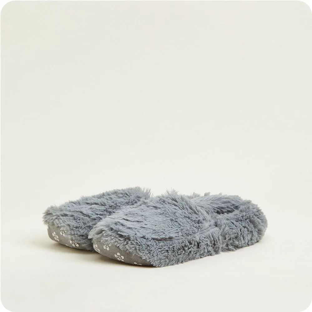 Gray Warmies Slippers