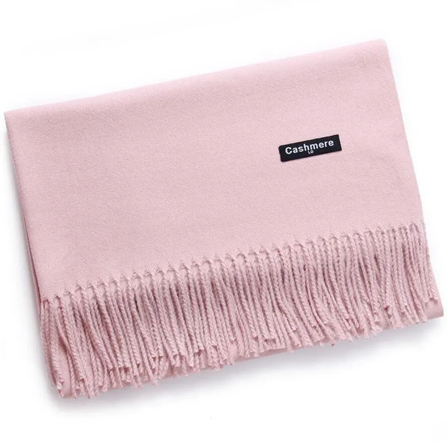 High Quality Plain Soft Wool Cashmere Scarf/Shawl