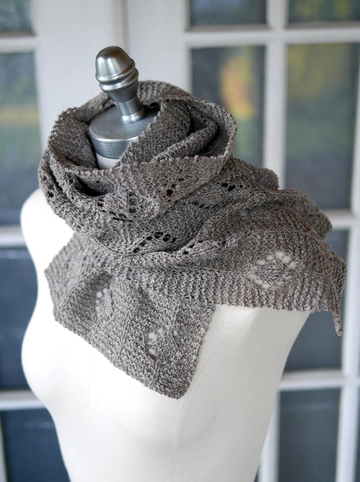 His Silk Tie Unisex Scarf <br/><small>knitting pattern</small>