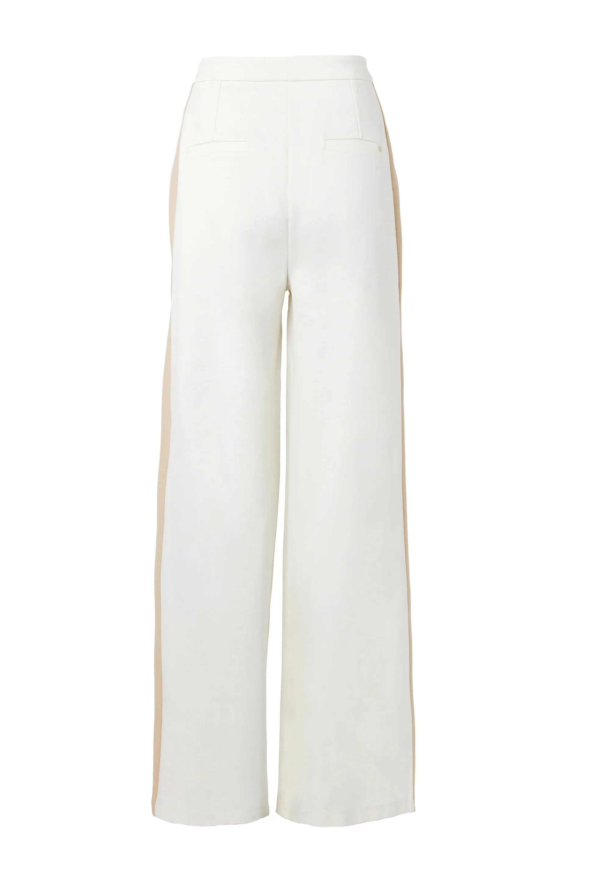 Holland Cooper Wide Leg Pant in Natural