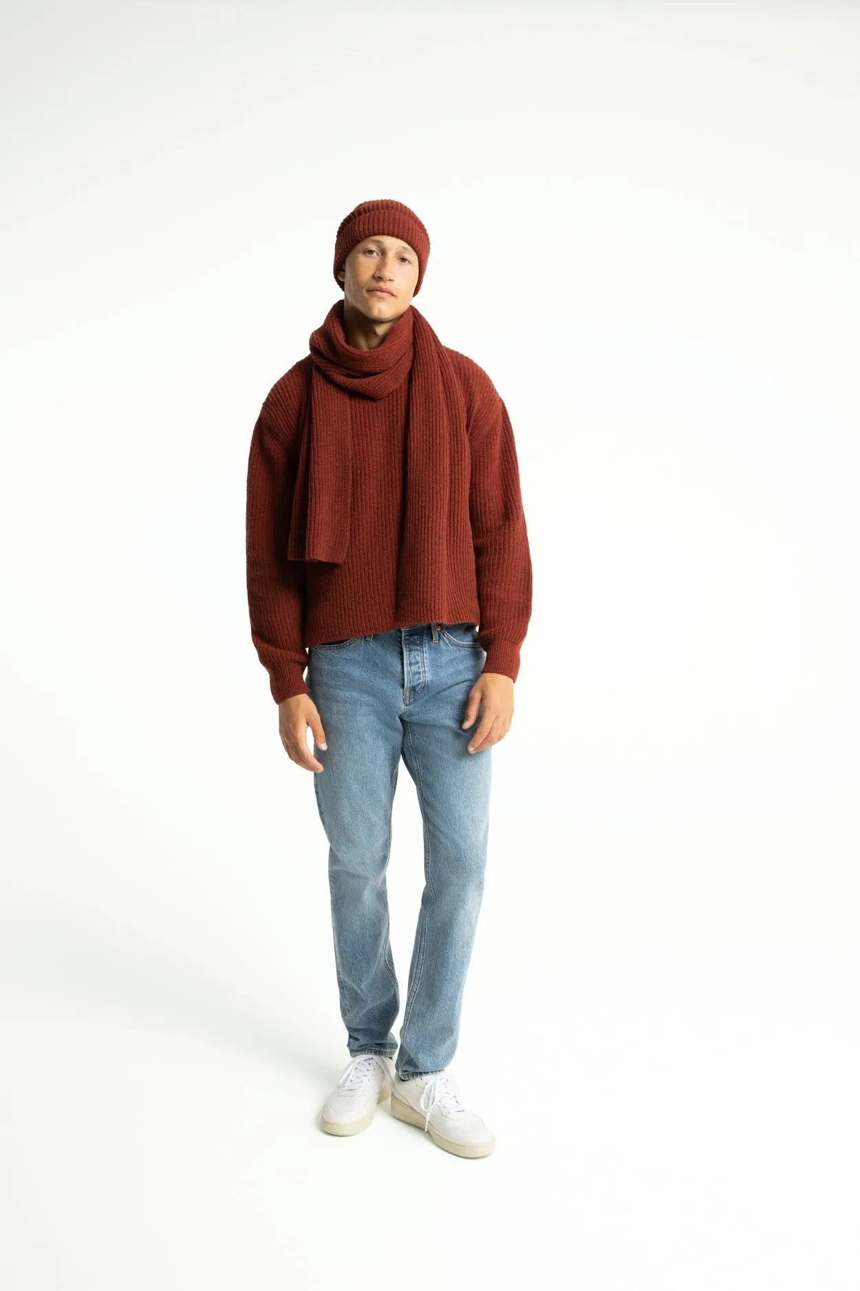 Khari Scarf Madder Brown