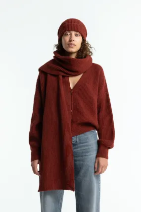 Khari Scarf Madder Brown