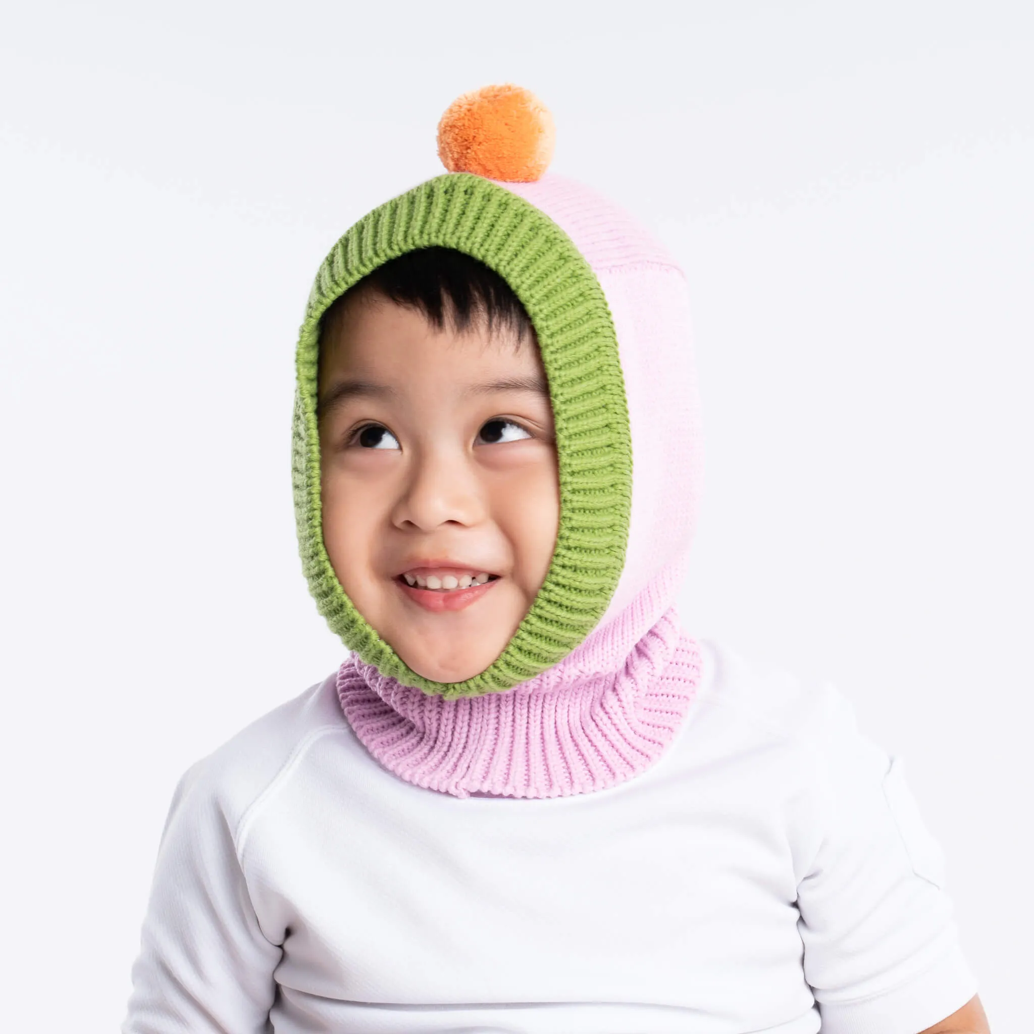 Kids Pom Balaclava