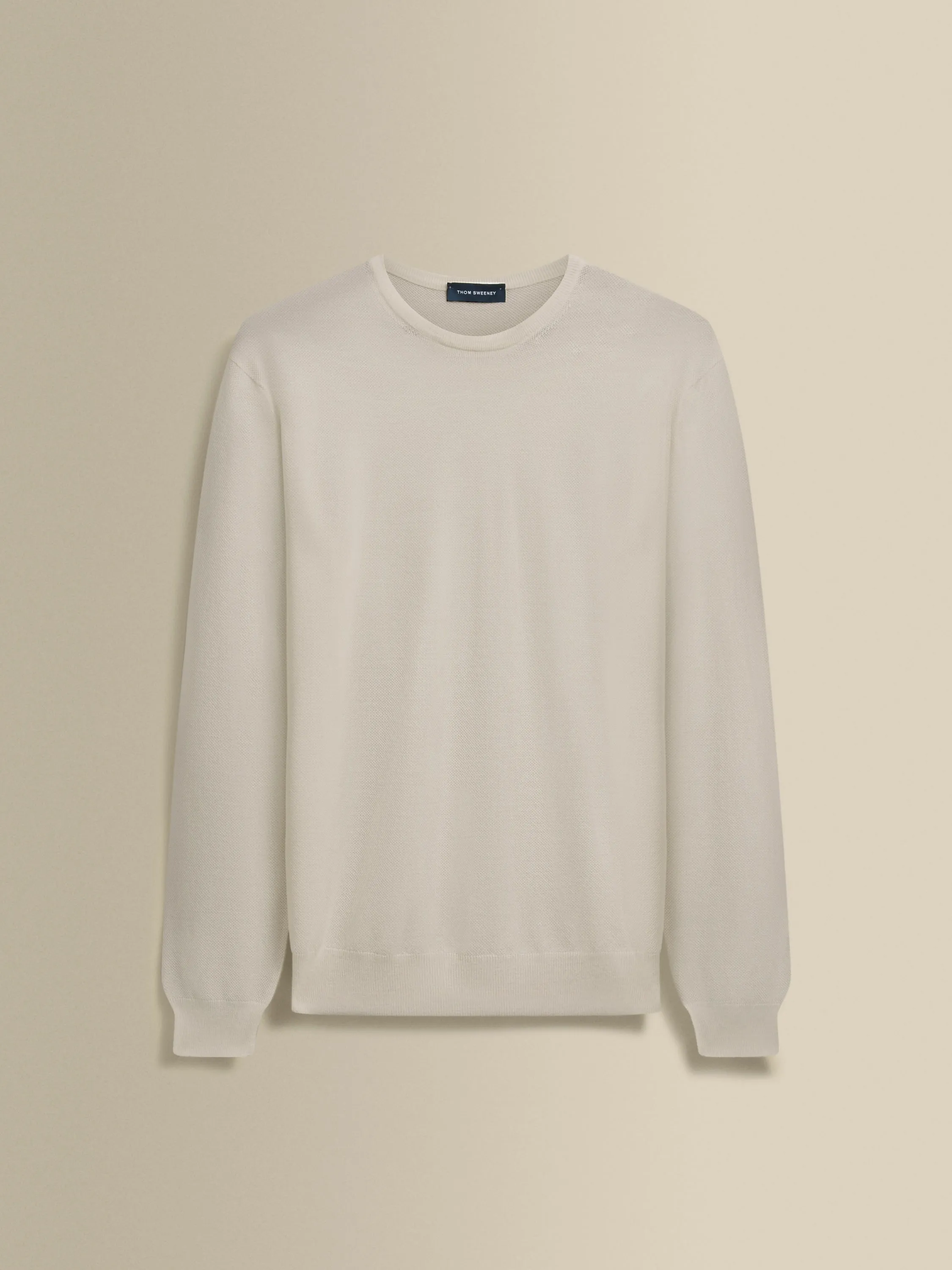 Knitted Merino Wool Long Sleeve T-Shirt