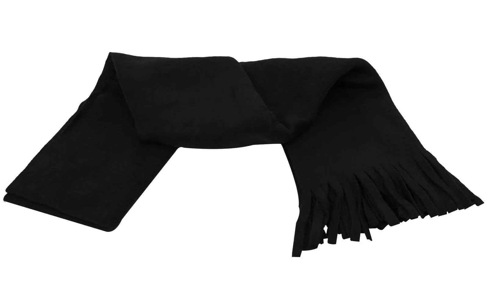 Ladies Black Fleece Scarf