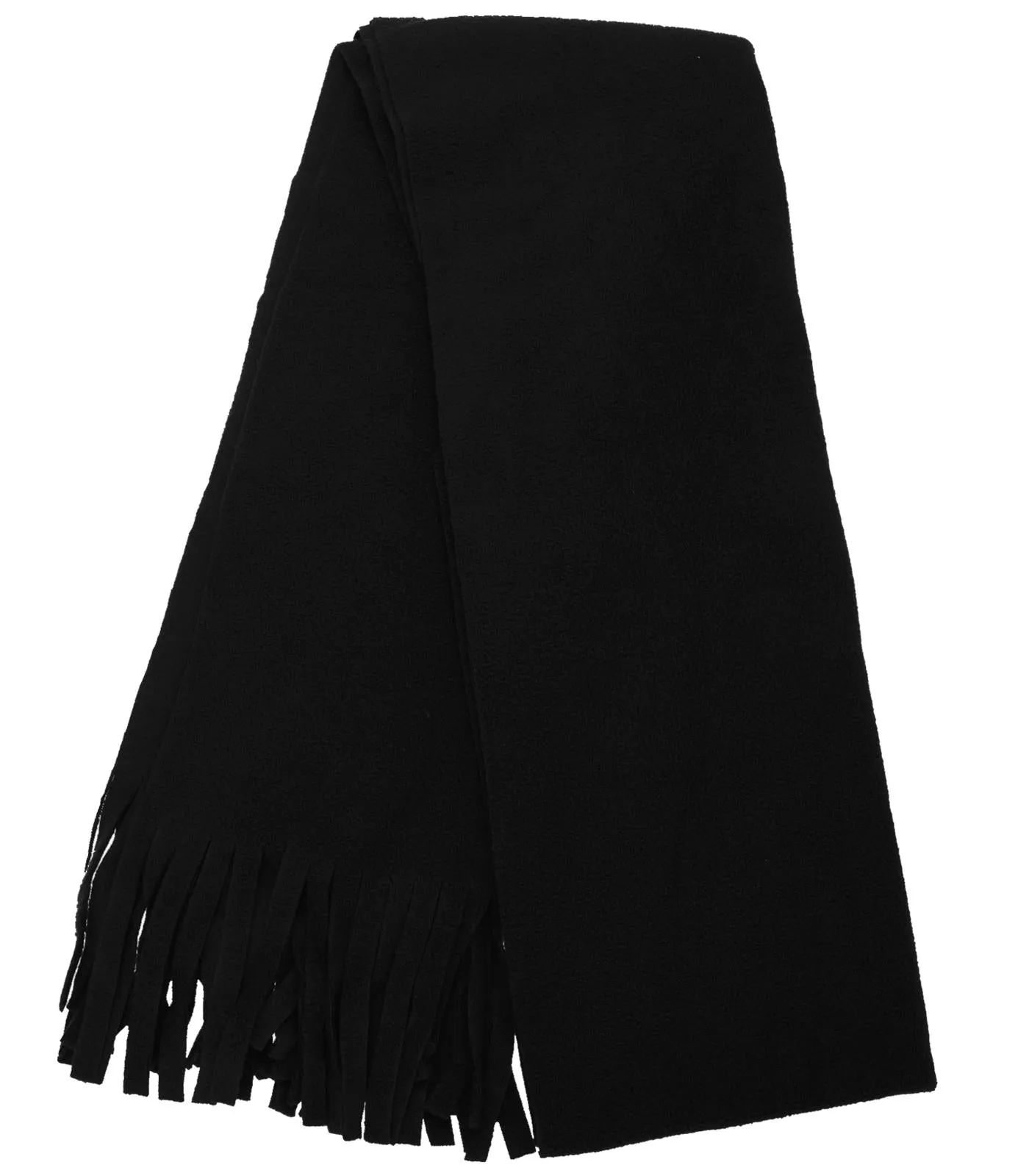 Ladies Black Fleece Scarf