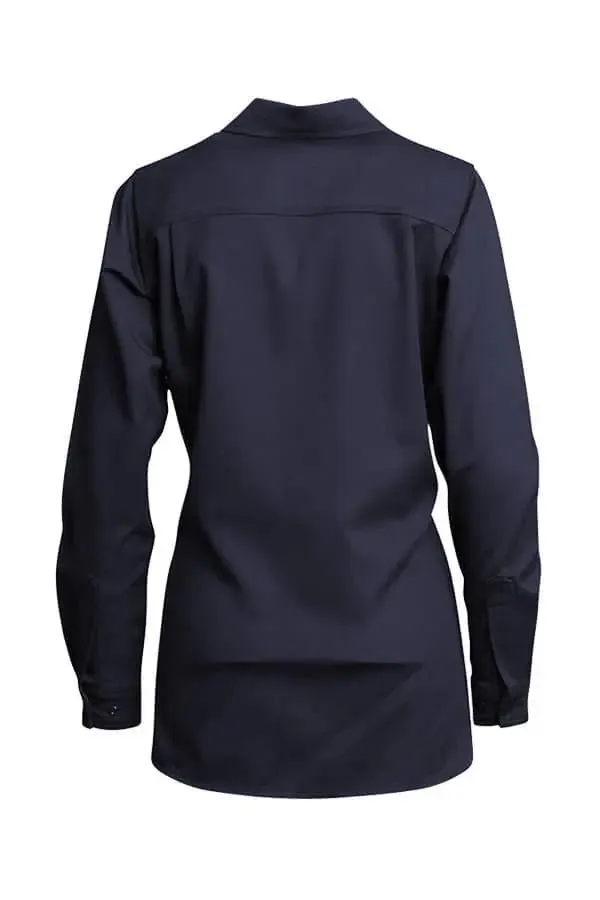 LAPCO - Ladies FR Uniform Shirt, 7oz. Westex® UltraSoft AC, Navy