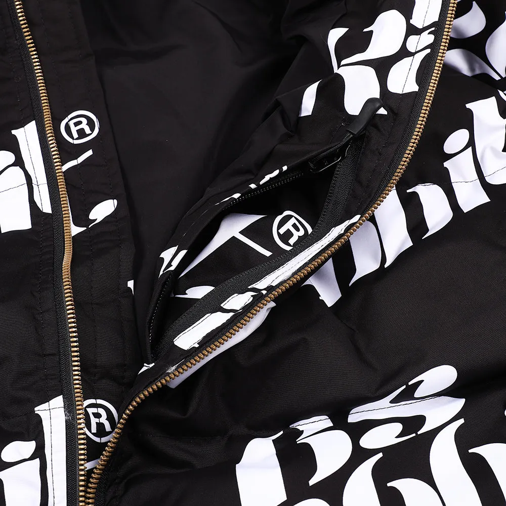 LOGO HOODIE WELLON PARKA BLACK