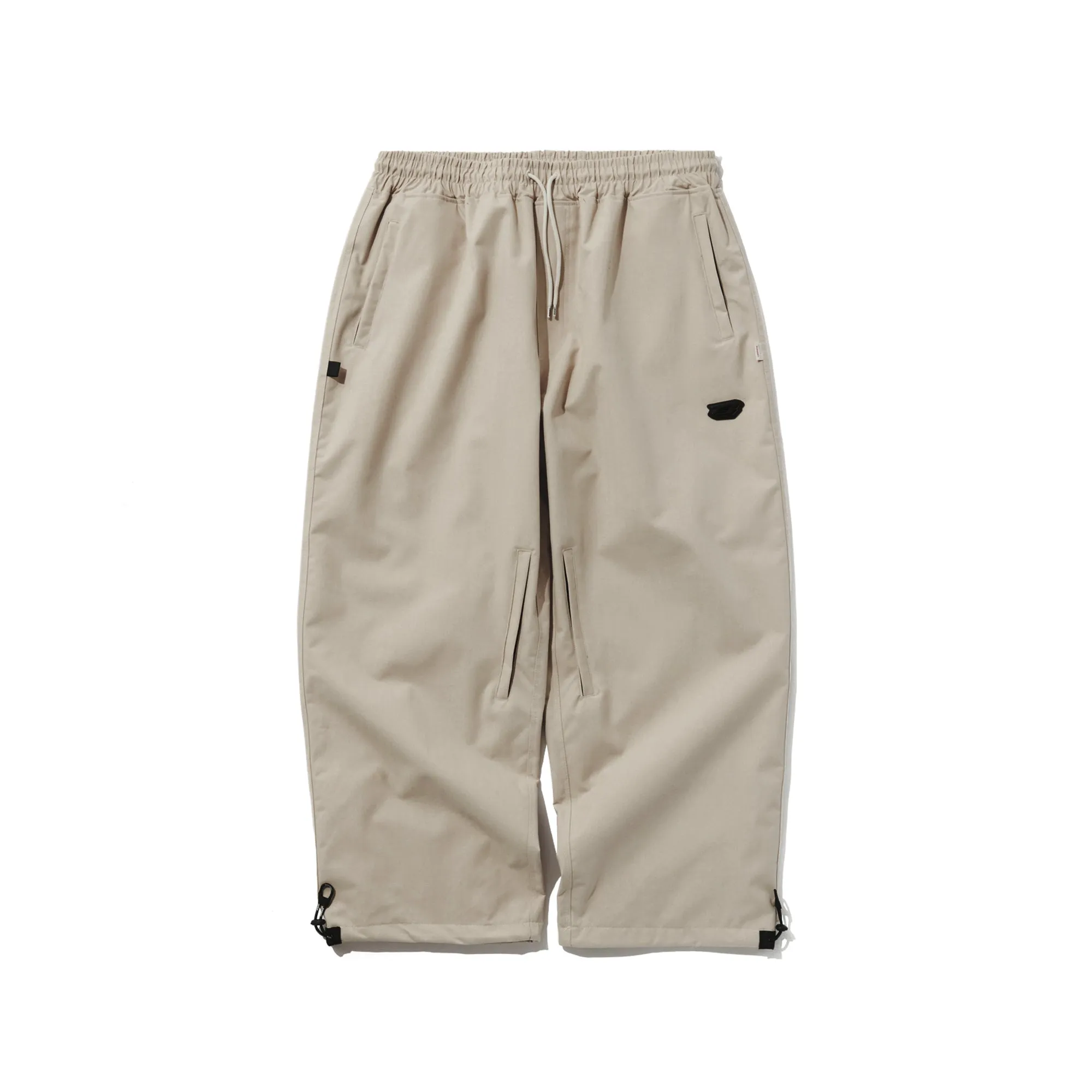 LOGO SUPER WIDE VENTILATION PANTS BEIGE