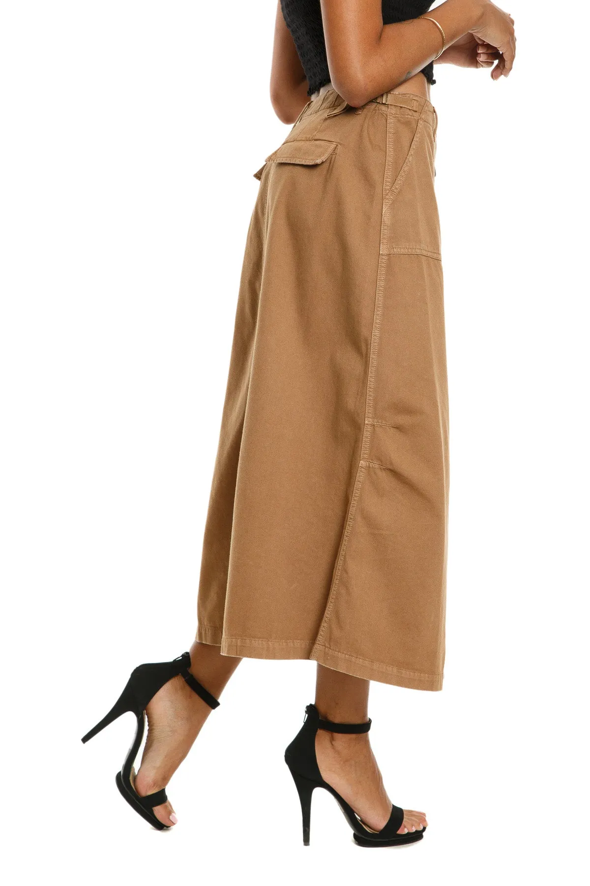 Long skirt in Camel