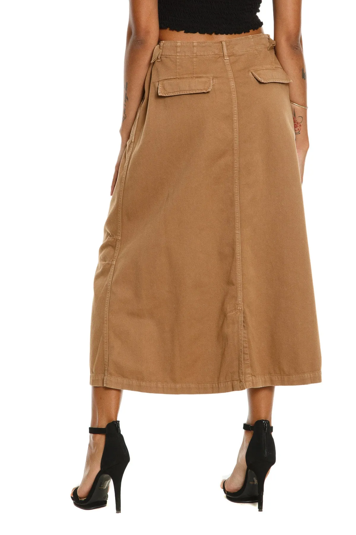 Long skirt in Camel